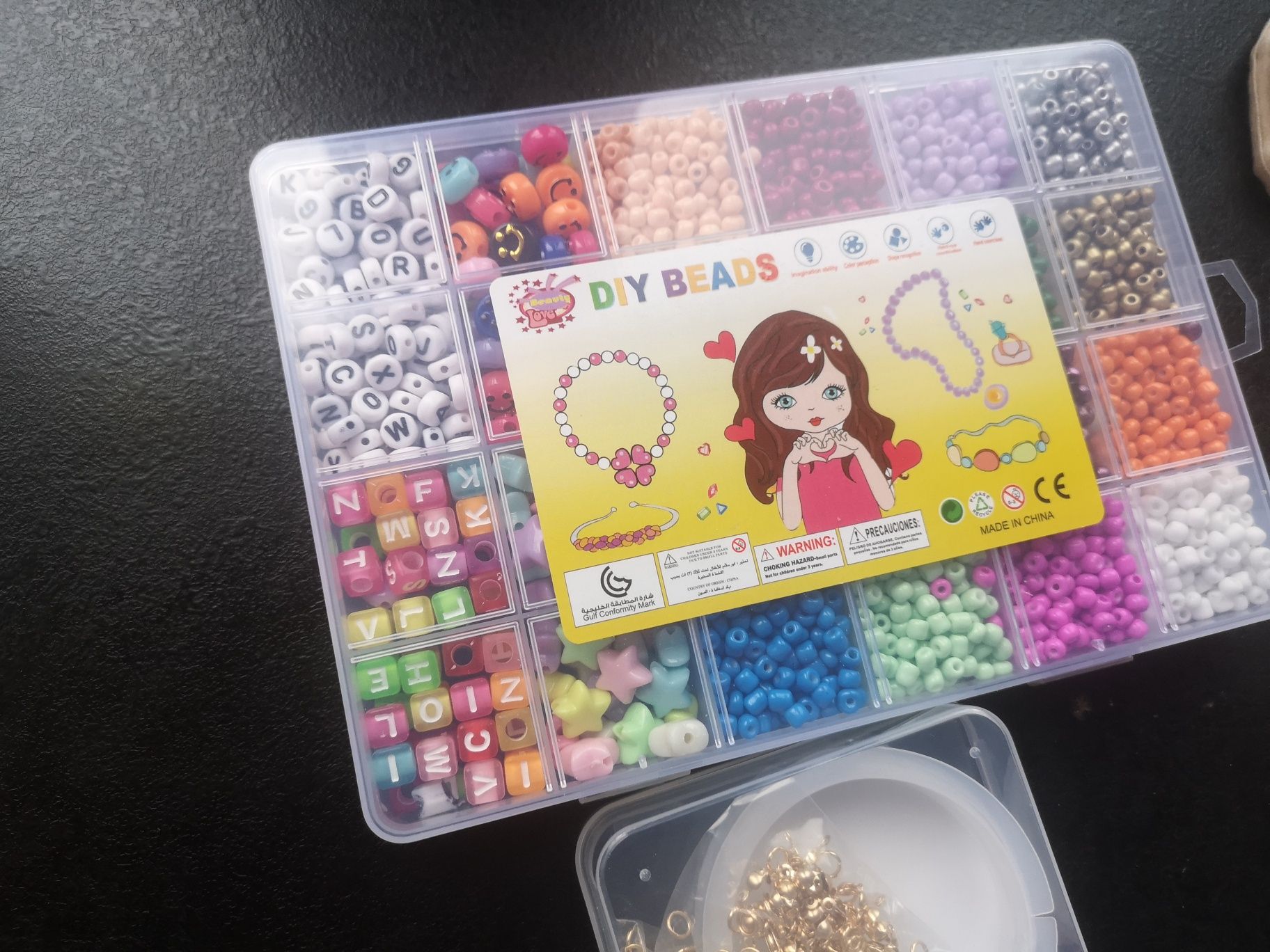 Zestaw dla dziewczynki XL do robienia bransoletek NOWY DIY beads hit