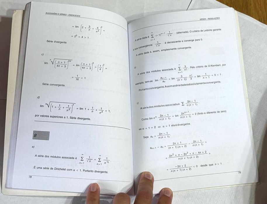 Livro “Matemática – Sucessões e Séries: Exercícios”