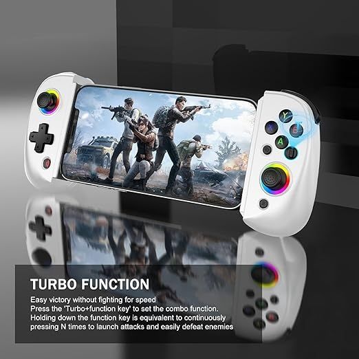 Gamepad kontroler bezprzewodowy bluetooth ios android PS pc D8 PAD WHI