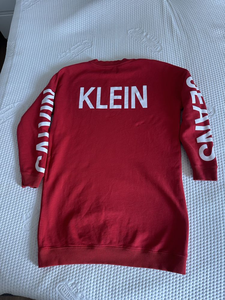 Bluza Tunika.  Calvin klein xs czerwona