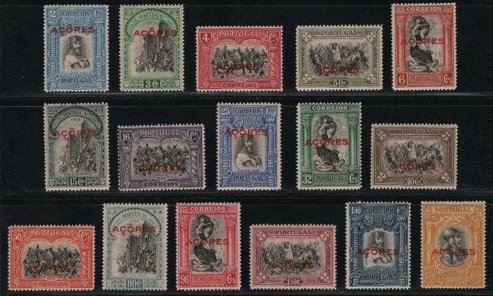 1928 Série Independência De Portugal 3° Emissão Açores MLH *