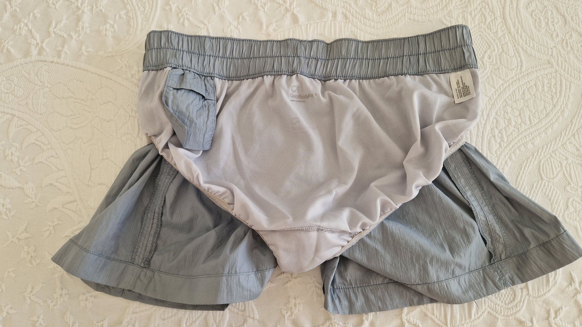 Calções Gap, body fit, cinza, tamanho S
