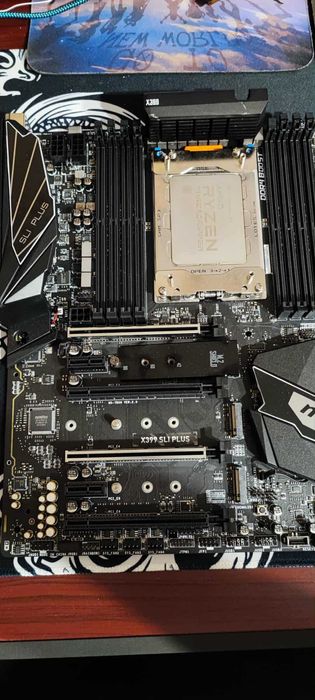 Zestaw: AMD Threadripper 1950X + MSI X399 SLI Plus