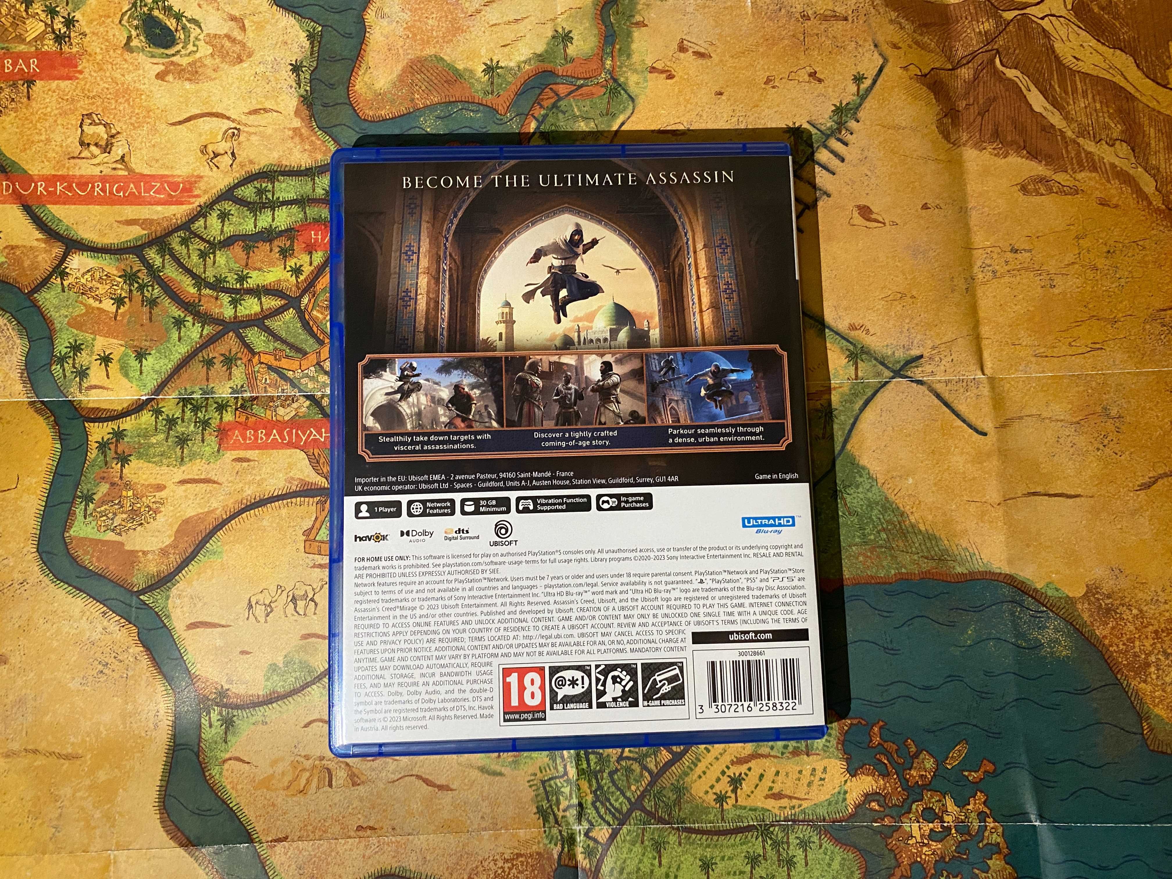 Assassin’S Creed Mirage для PS4/assassins для PS5/Sony PlayStation 4/5