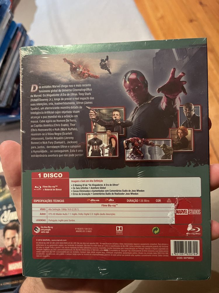 Vingadores a era de ultron blu ray