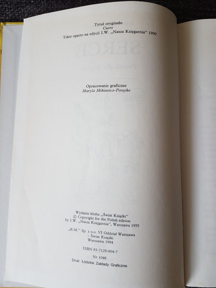 Edmund De Amicis - "Serce"