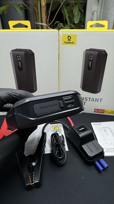 Павербанк Базеус пусковмй пристрій бустер Jumpstarter 10000 mAh Baseus