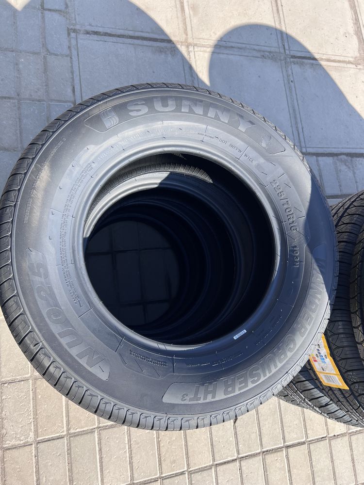 Шини нові 225/70 R16 Sunny літні ;Резина нова r16 склад