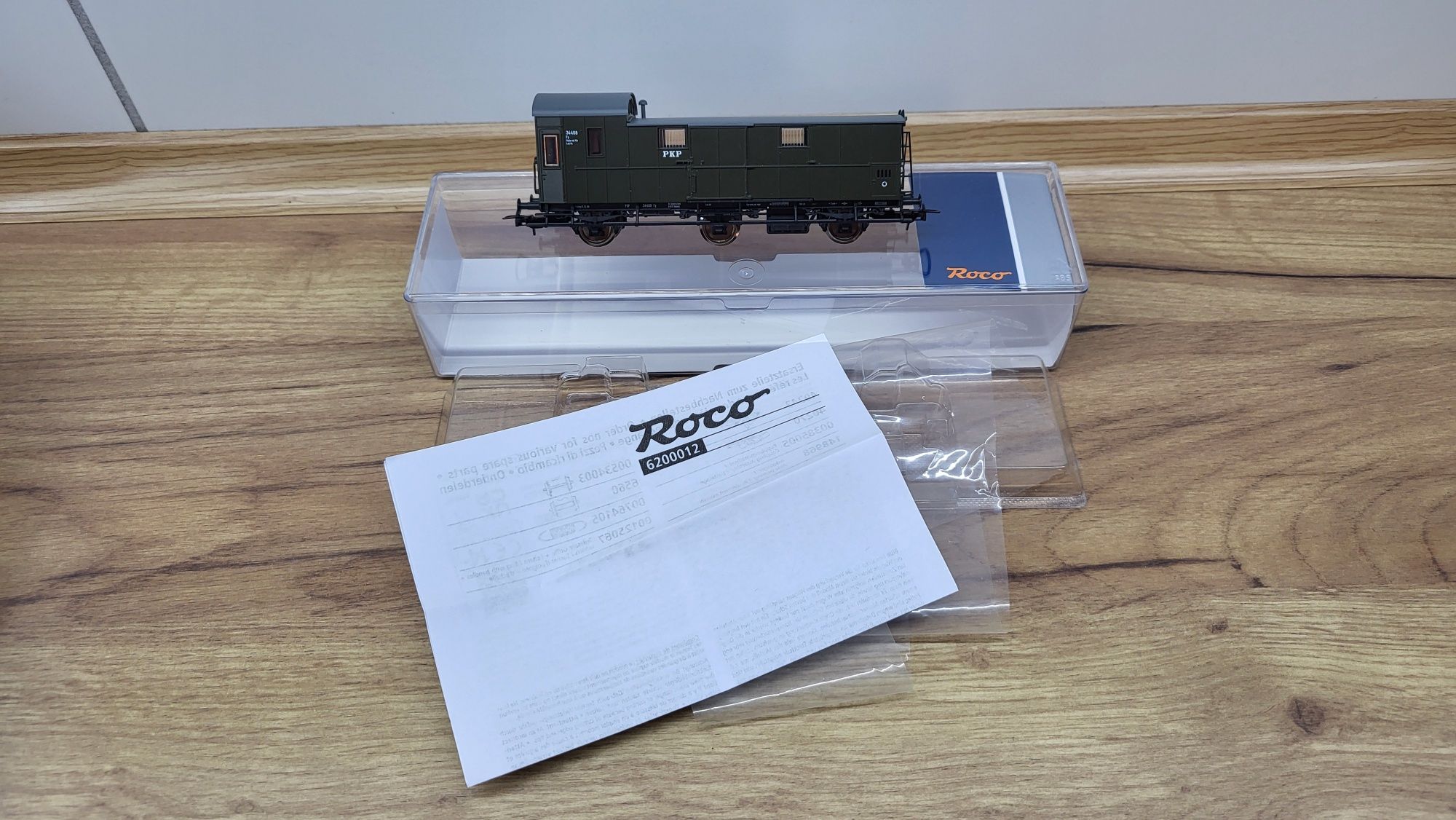Roco 62...12 wagon bagażowy PKP boczniak st.Inowrocław DOKP GDAŃSK