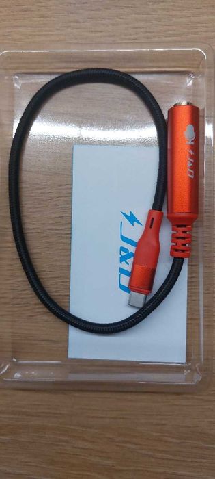 J&D USB-C to 6.35mm TS Female Audio Cable