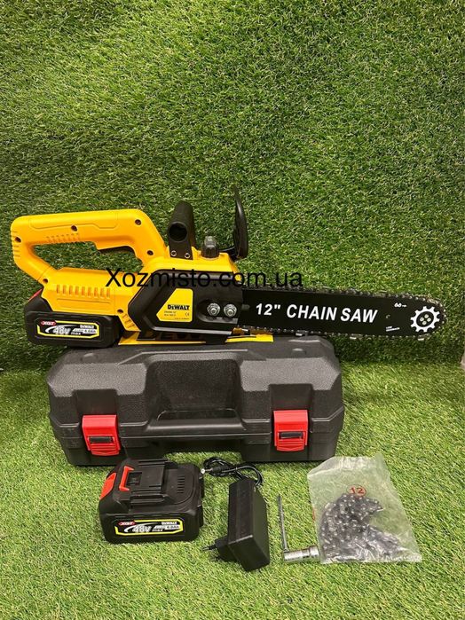 Акумуляторна пила DeWalt DCM122N (48V, 6 Аh) з автоматичним змащенням