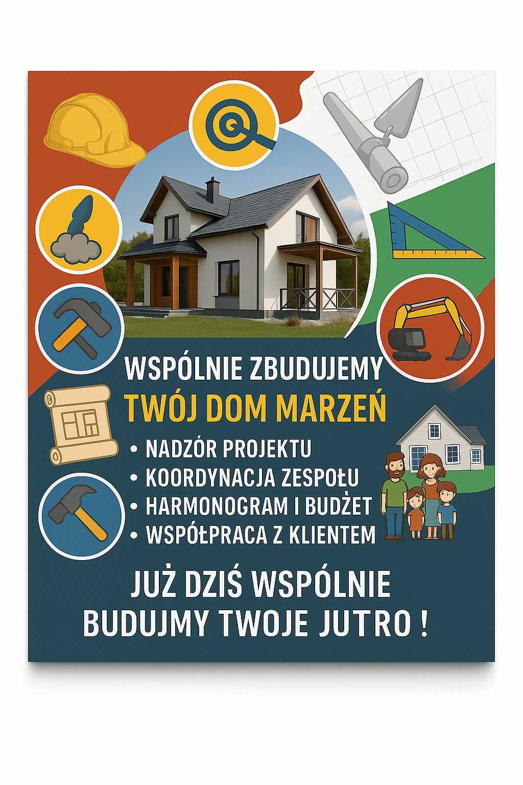 Prowadzenie budowy, pomoc, dokumentacja, bieżący nadzór i raportowanie