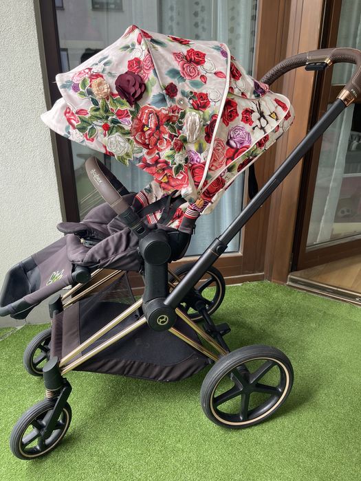 Cybex Priam Spring bloosom Rose Gold