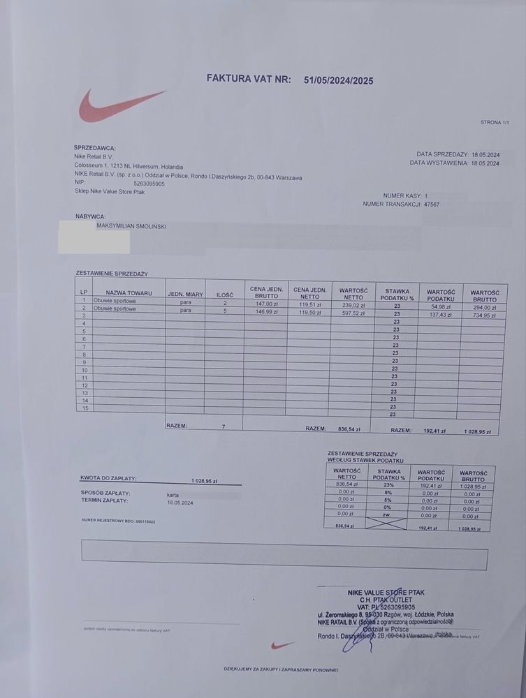 Nowe Nike Downshifter 12 męskie czarne obuwie sportowe r 44,5/45