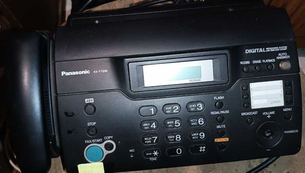 Факс Panasonic KX-FT938
