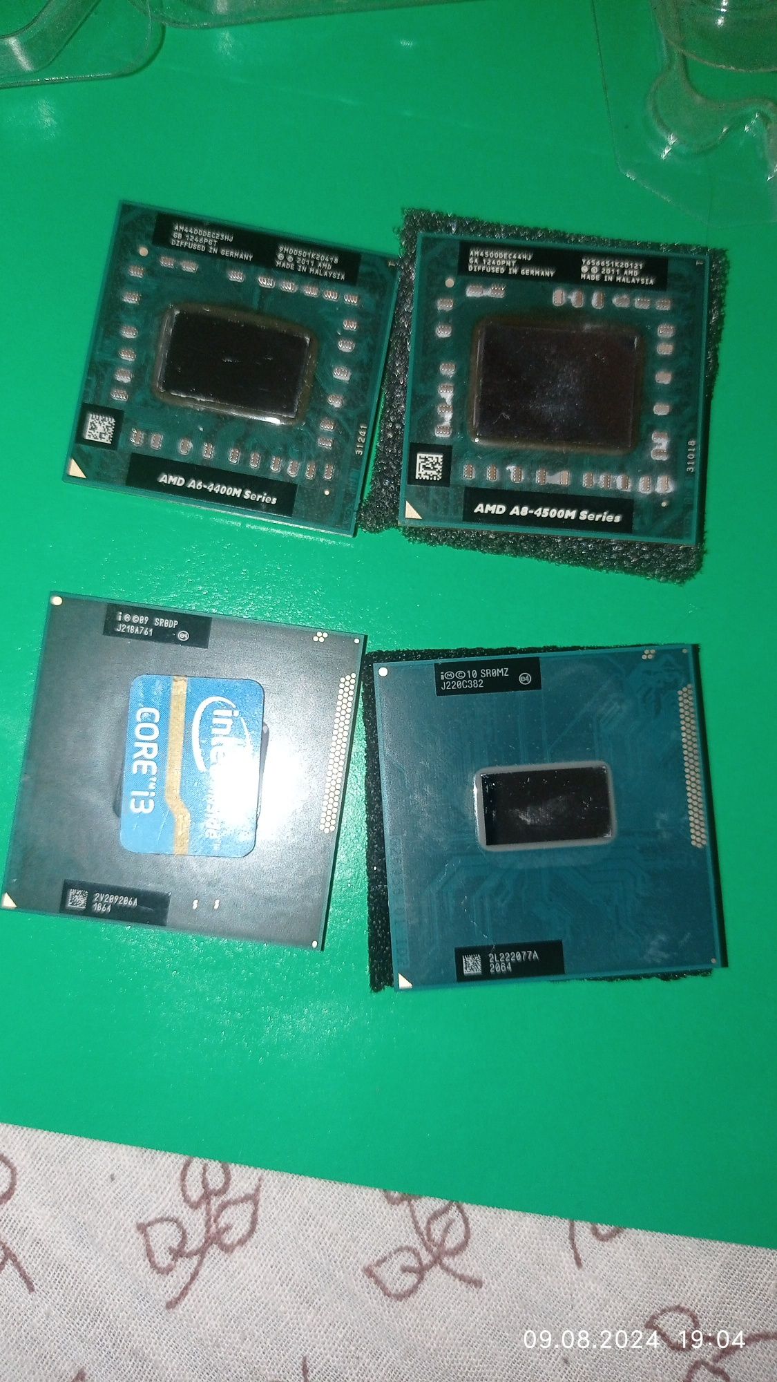 Процессори i5,i3.amd a6,a8.до ноутбука