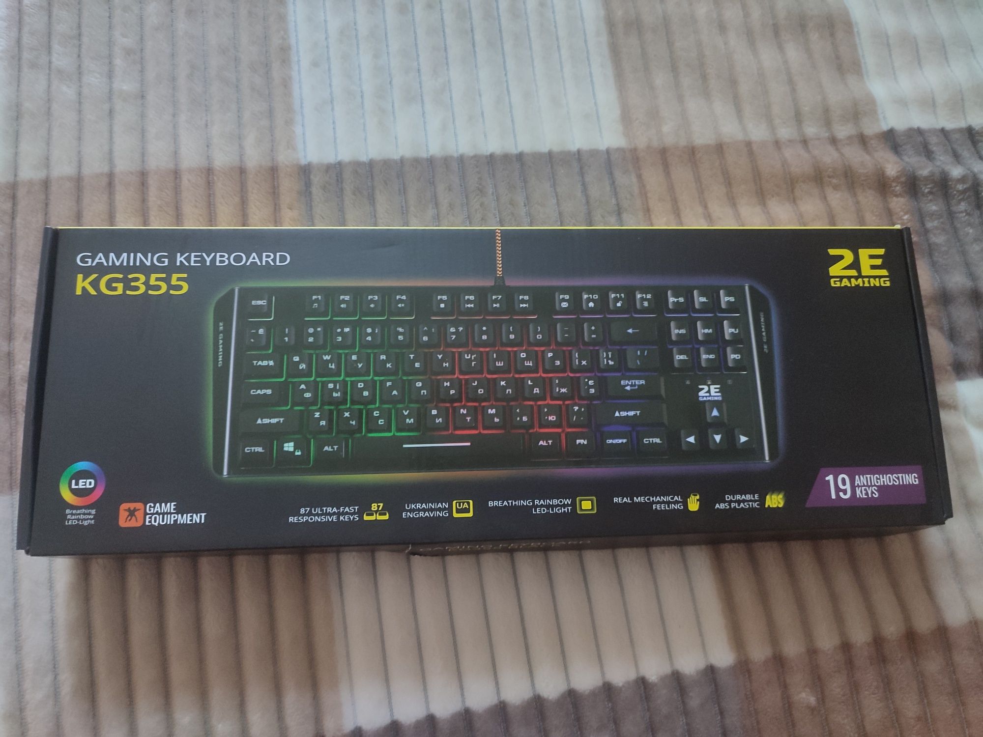 Ігрова клавіатура 80% 2A GAMING KG355