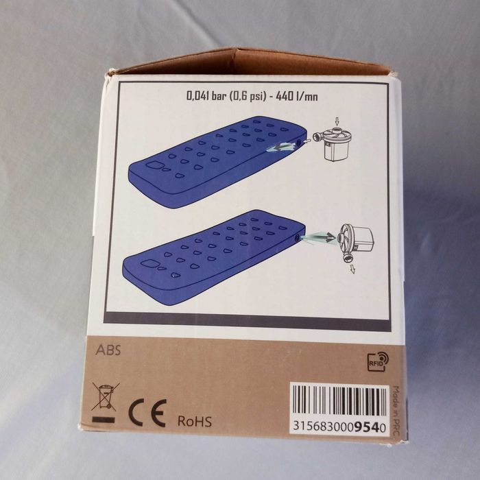 Bomba de aire hinflado eléctrica