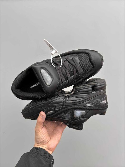 Кросівки Adidas x Raf Simons Ozweego III Black / кроси Раф Сімонс чорн