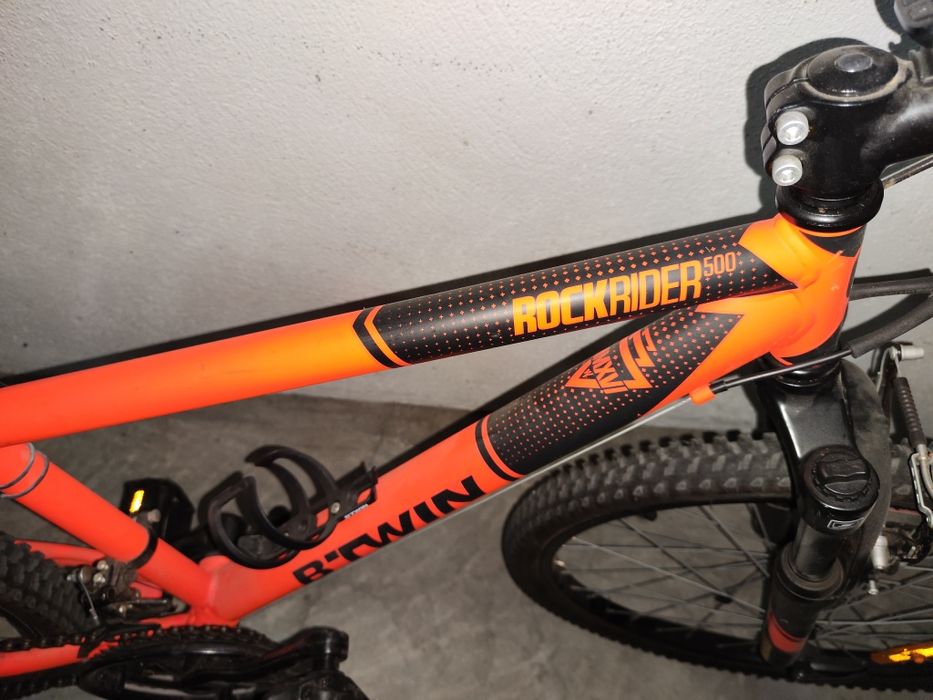 Bicicleta BTT Rockrider 500 — Roda 24″, Como nova + extras