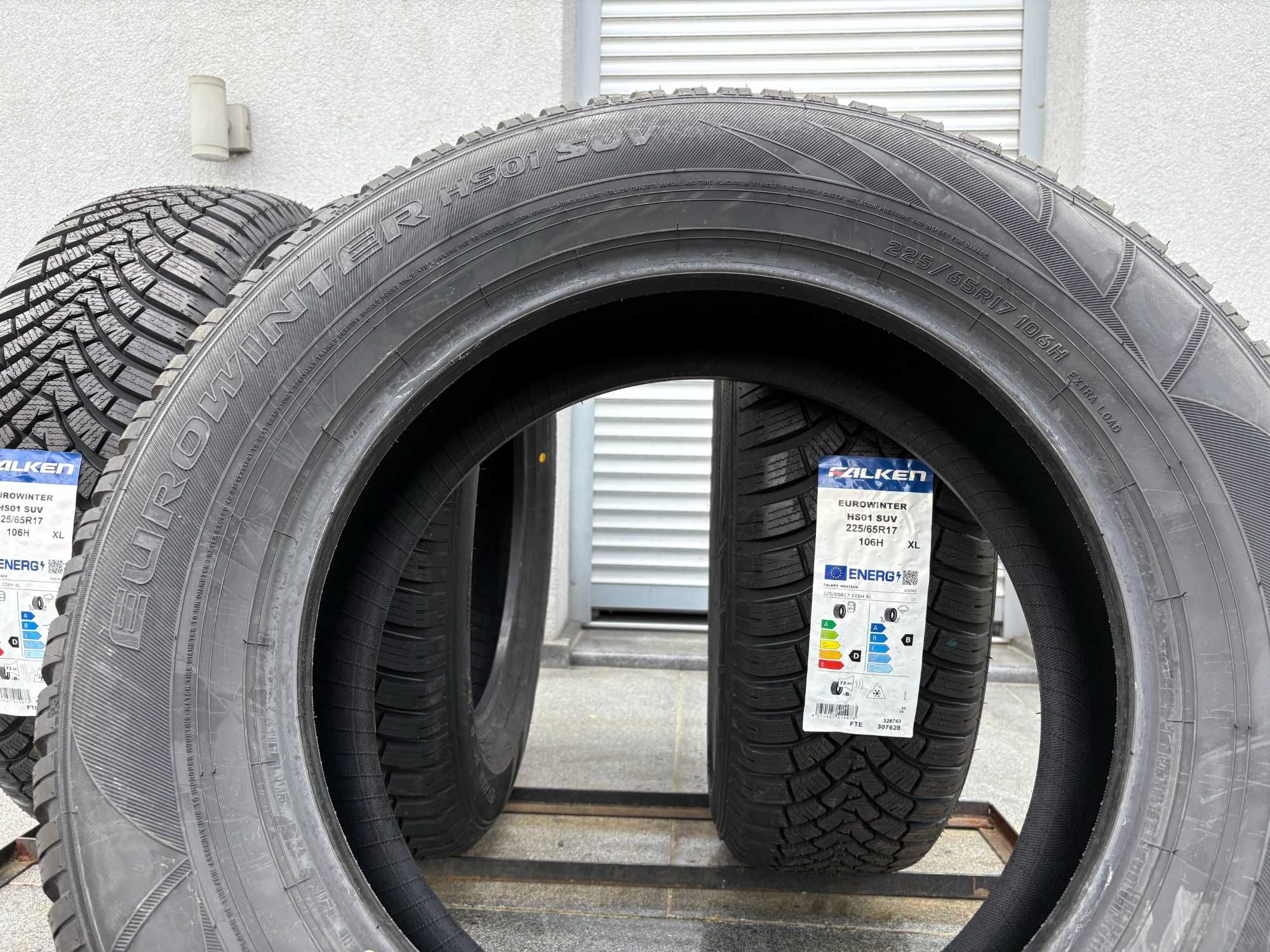 4szt NOWE zimowe 225/65R17 Falken Eurowinter 106H XL D,B,72db NOWE!
