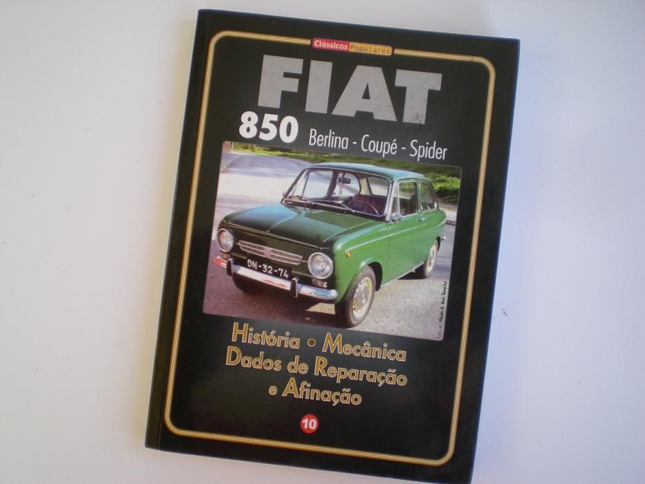 Livro técnico manual Fiat 850 Berlina Coupé Spider Clássicos Populares
