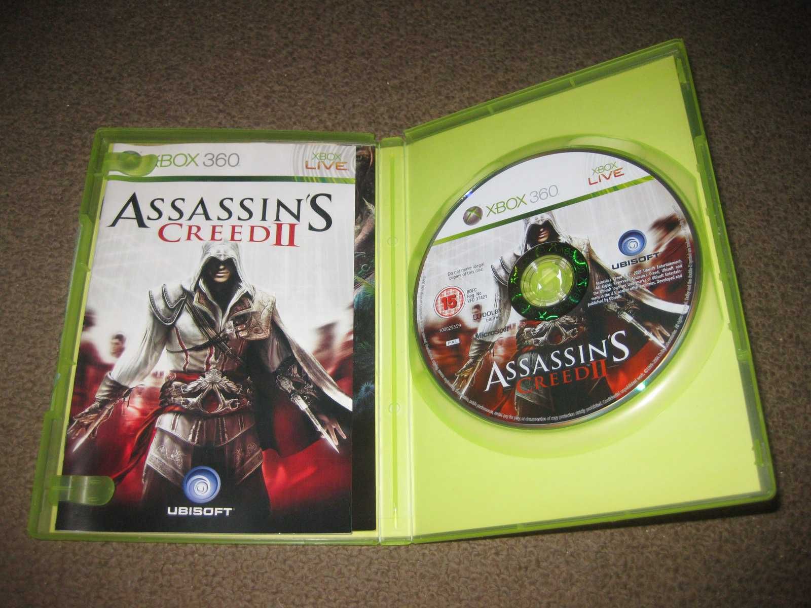 Jogo "Assassin`s Creed II" para a XBOX 360/Completo!