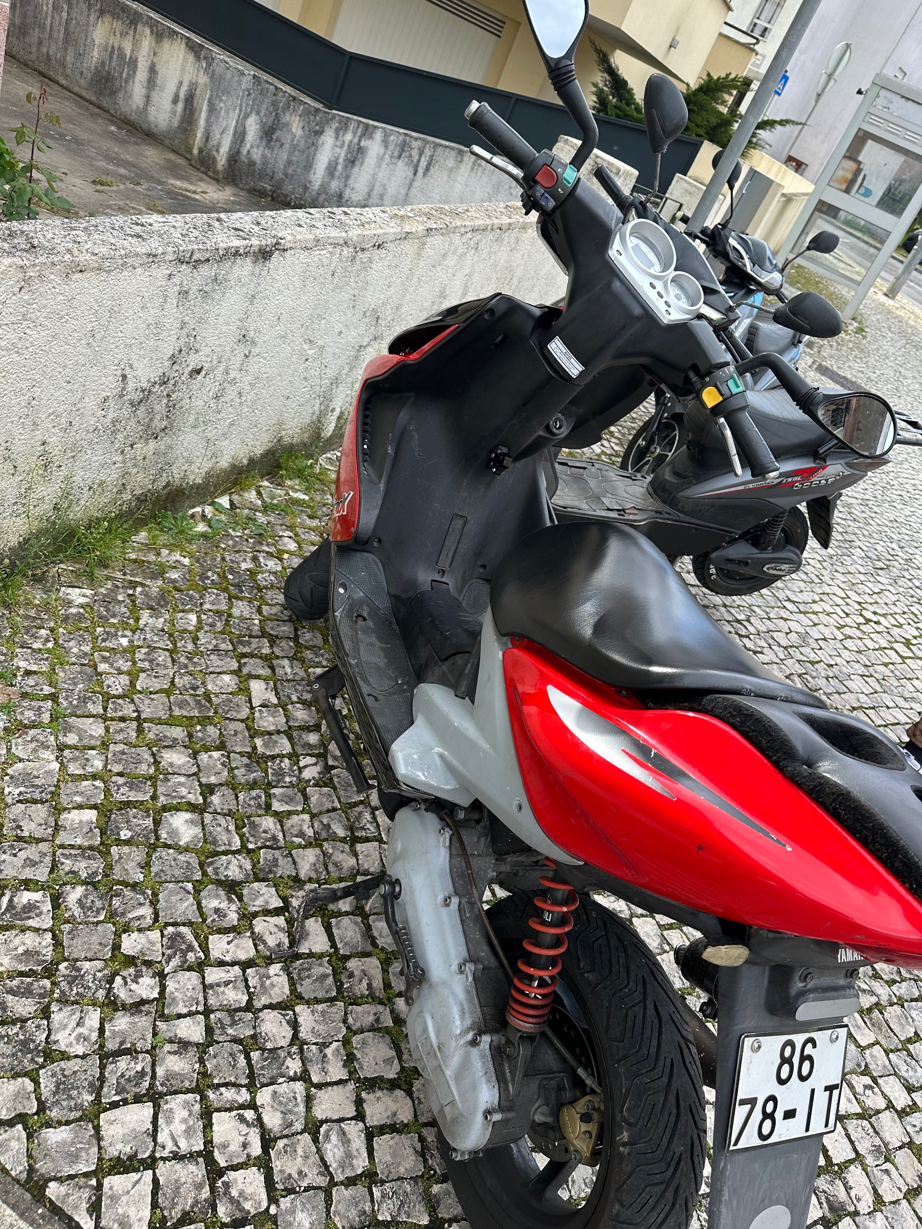 Aerox com kit 70cc a andar bem
