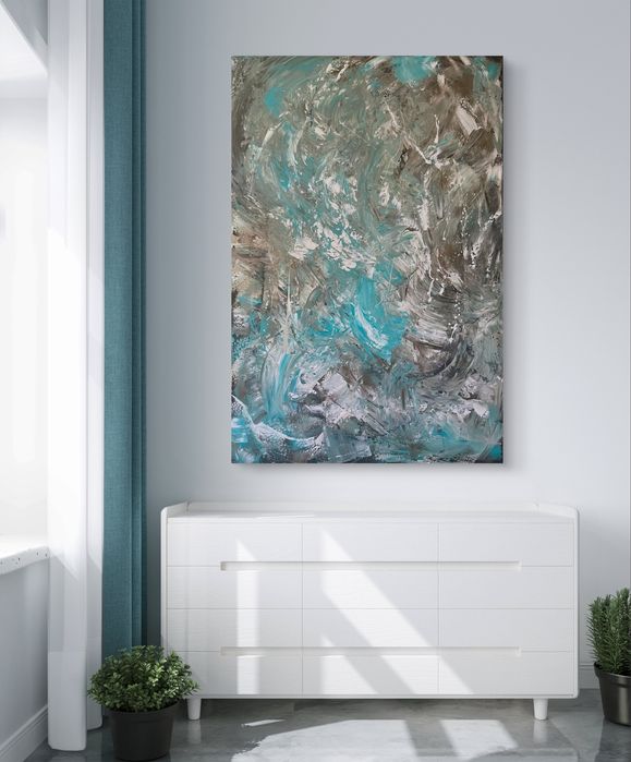 Duży Obraz abstrakcja  „hypnosis” 100x150