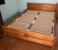 Łóżko drewniane sosnowe 140x200 kolor dąb
