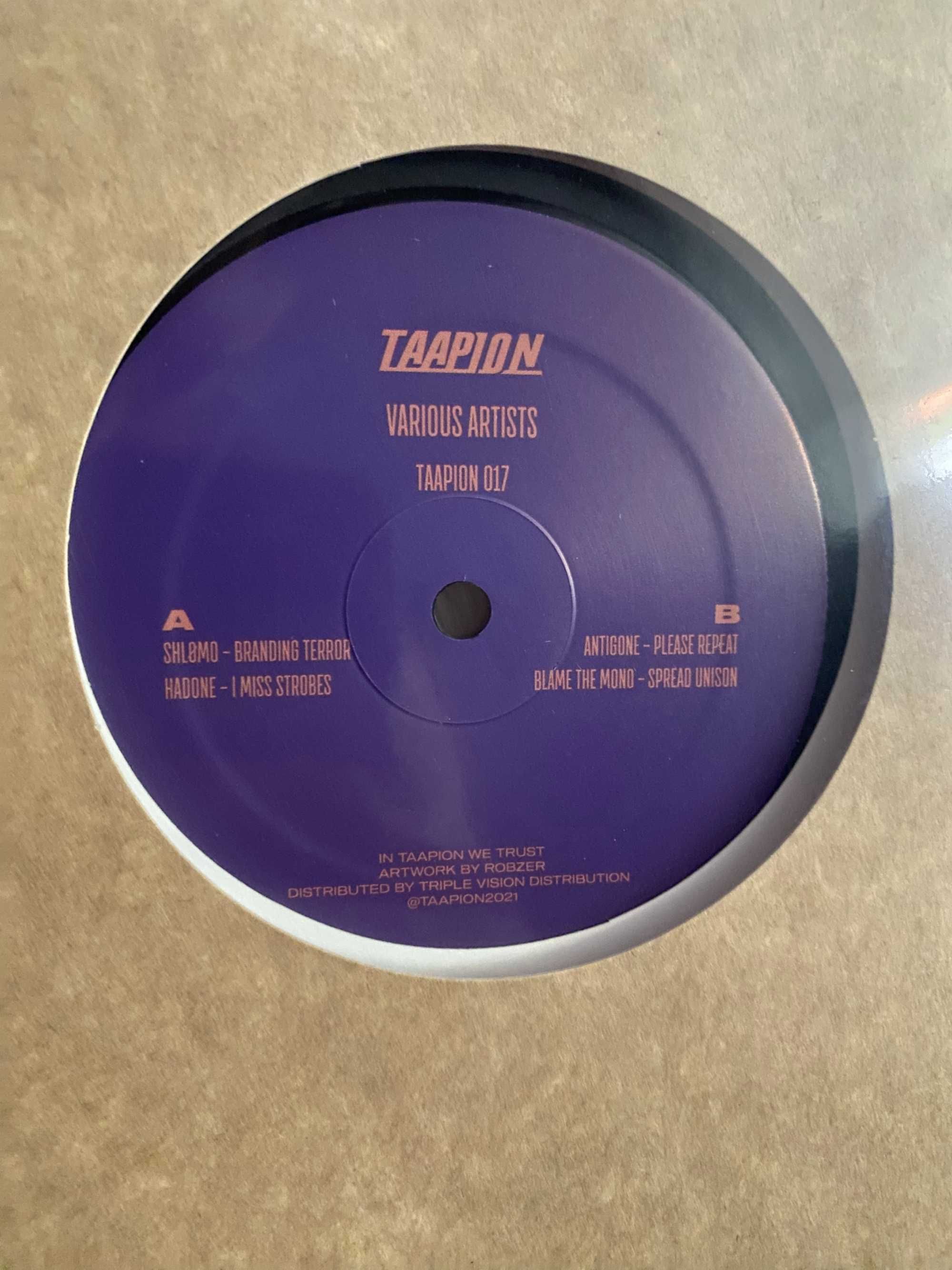 Taapion 017 winyl vinyl Techno Electronic Shlomo hadone