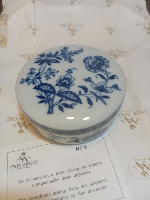 Vista Alegre - caixa porcelana (nova)
