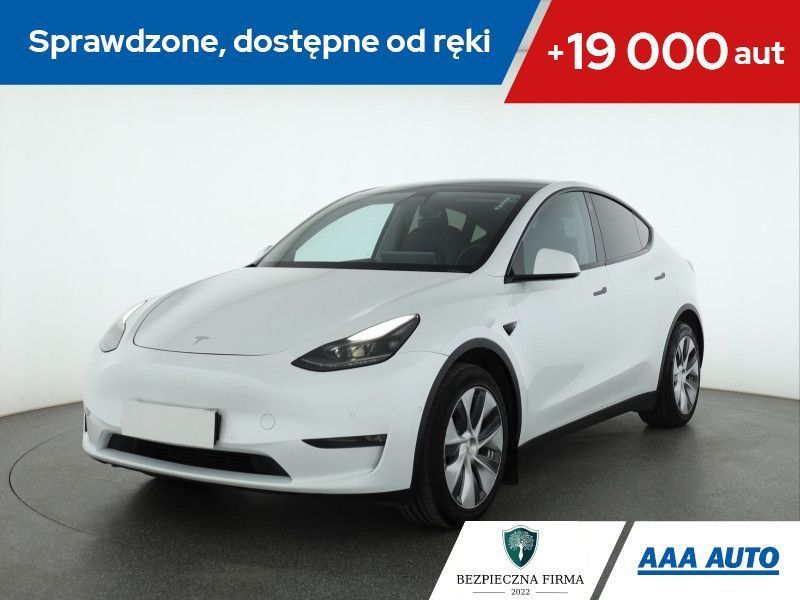 Tesla Y Long Range AWD 75kWh, Salon Polska, 1. Właściciel, Automat, Skóra,