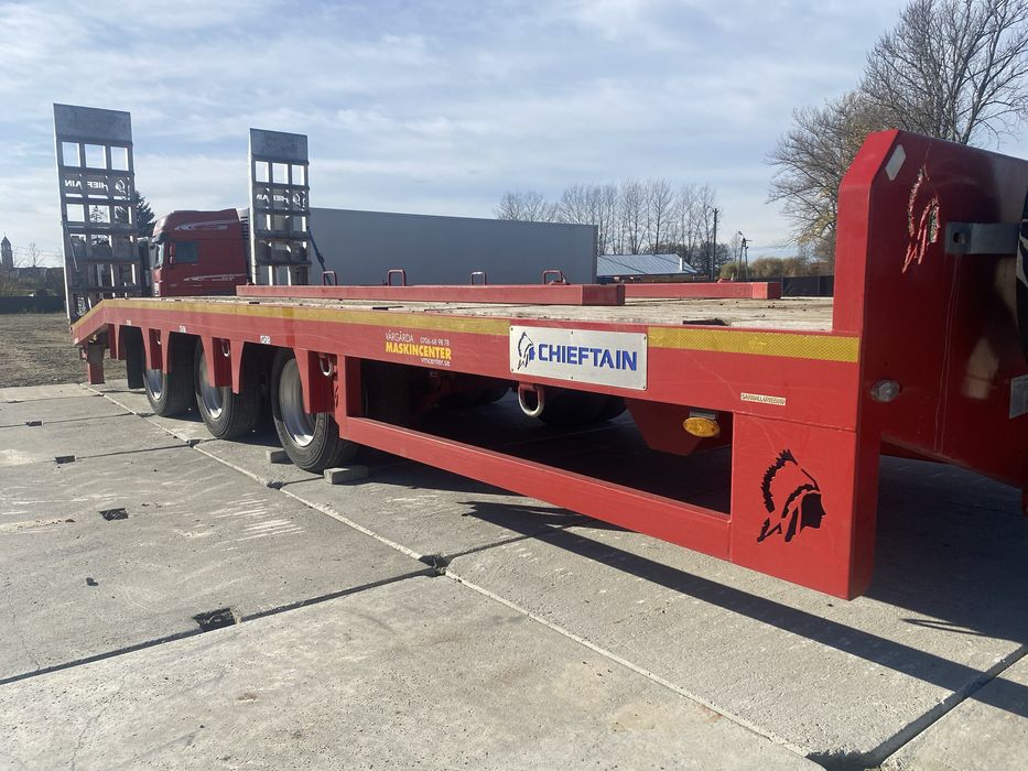 Przyczepa niskopdwoziowa tridem - jak nowa okazja