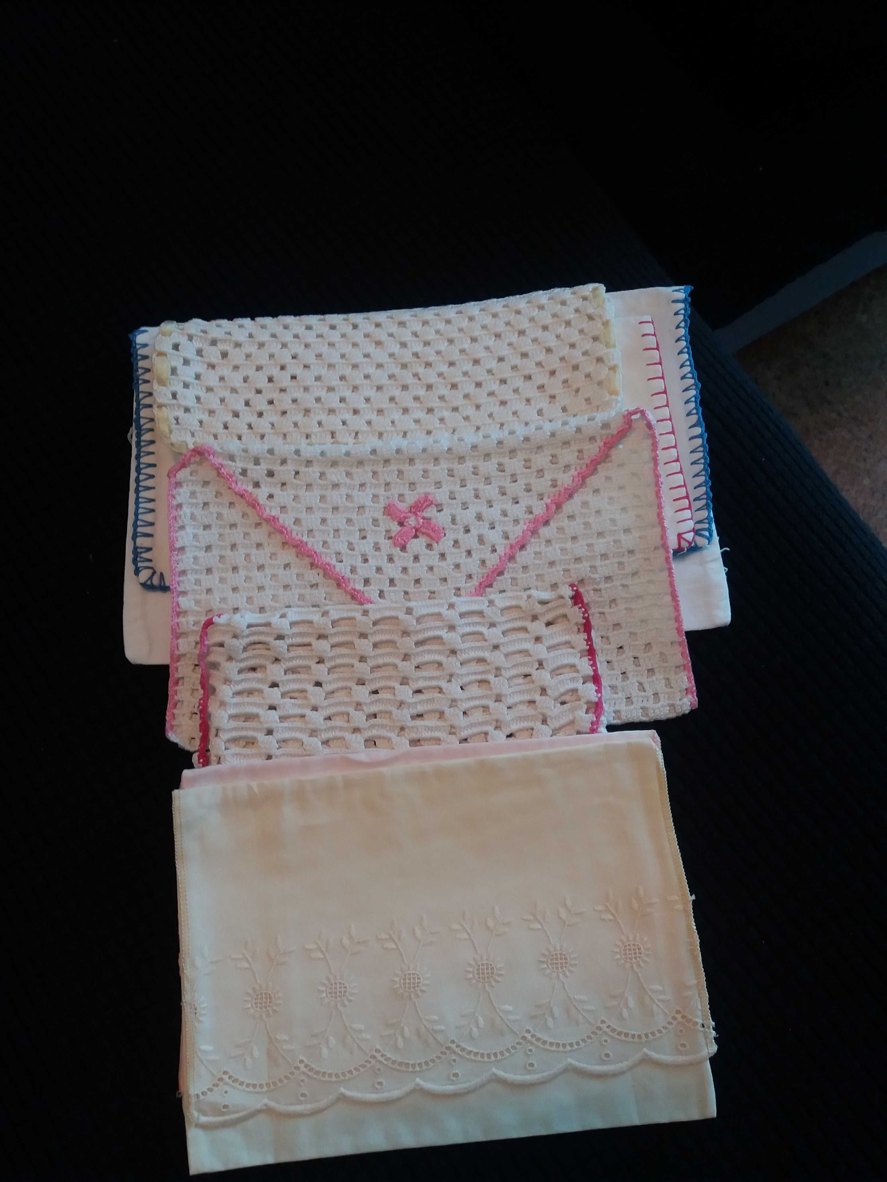 Sacos de merenda, feitos de renda