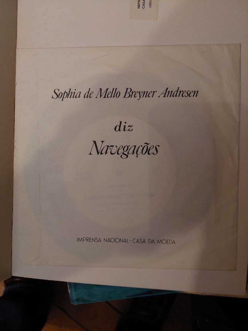 Navegações sophia mello Andersen  com disco
