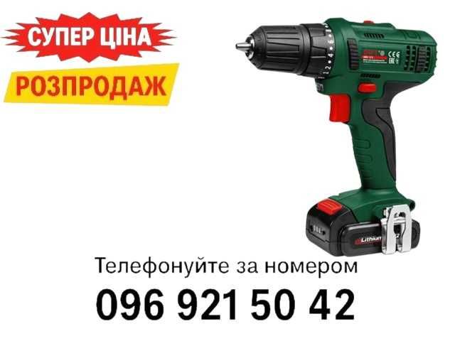 Шурупокрут + акум + кейс DWT 21V шуруповерт аккумуляторный