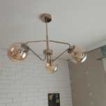Lampa wisząca Alfa złota