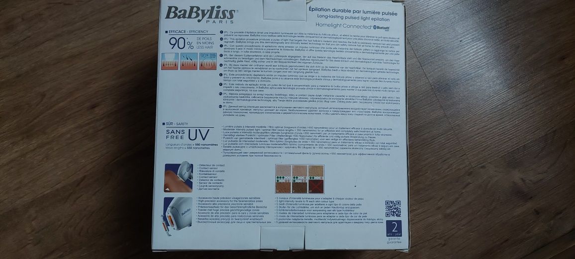 Depilator świetlny IPL Babyliss