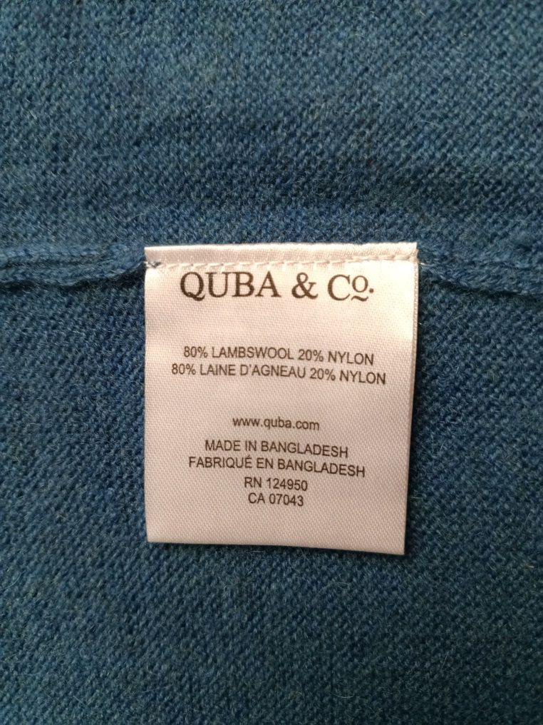 L - sweter męski QUBA&CO wełna jagnięca