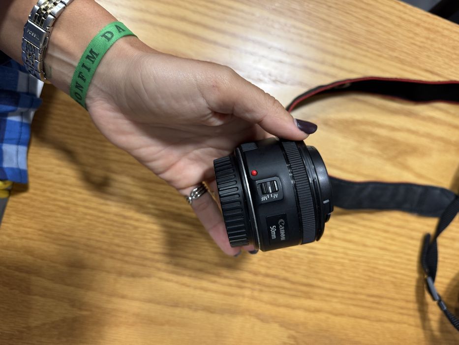 Lente canon 50mm 1:1.8