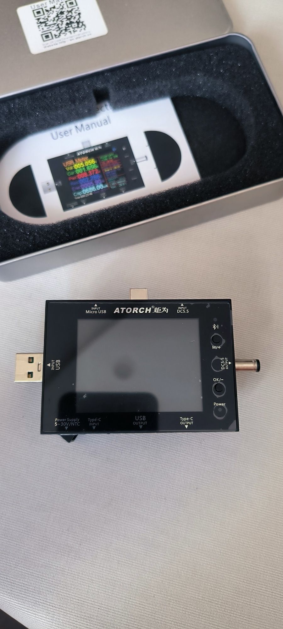 Atorch ud24 USB DC тестер