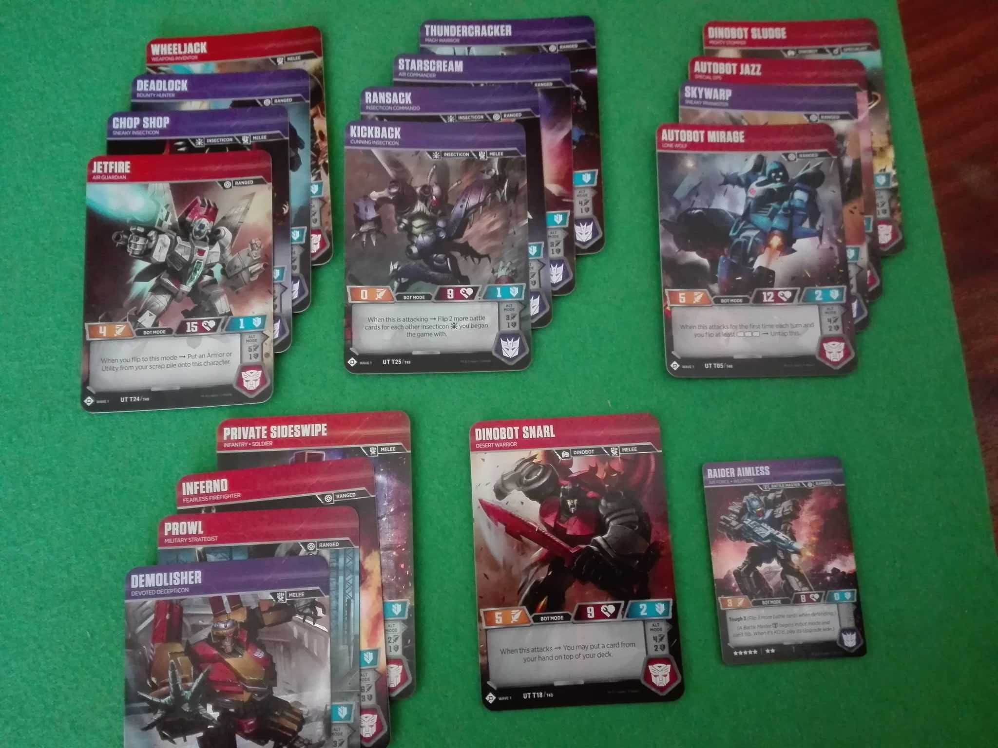 Transformers TCG - Lote de coleção