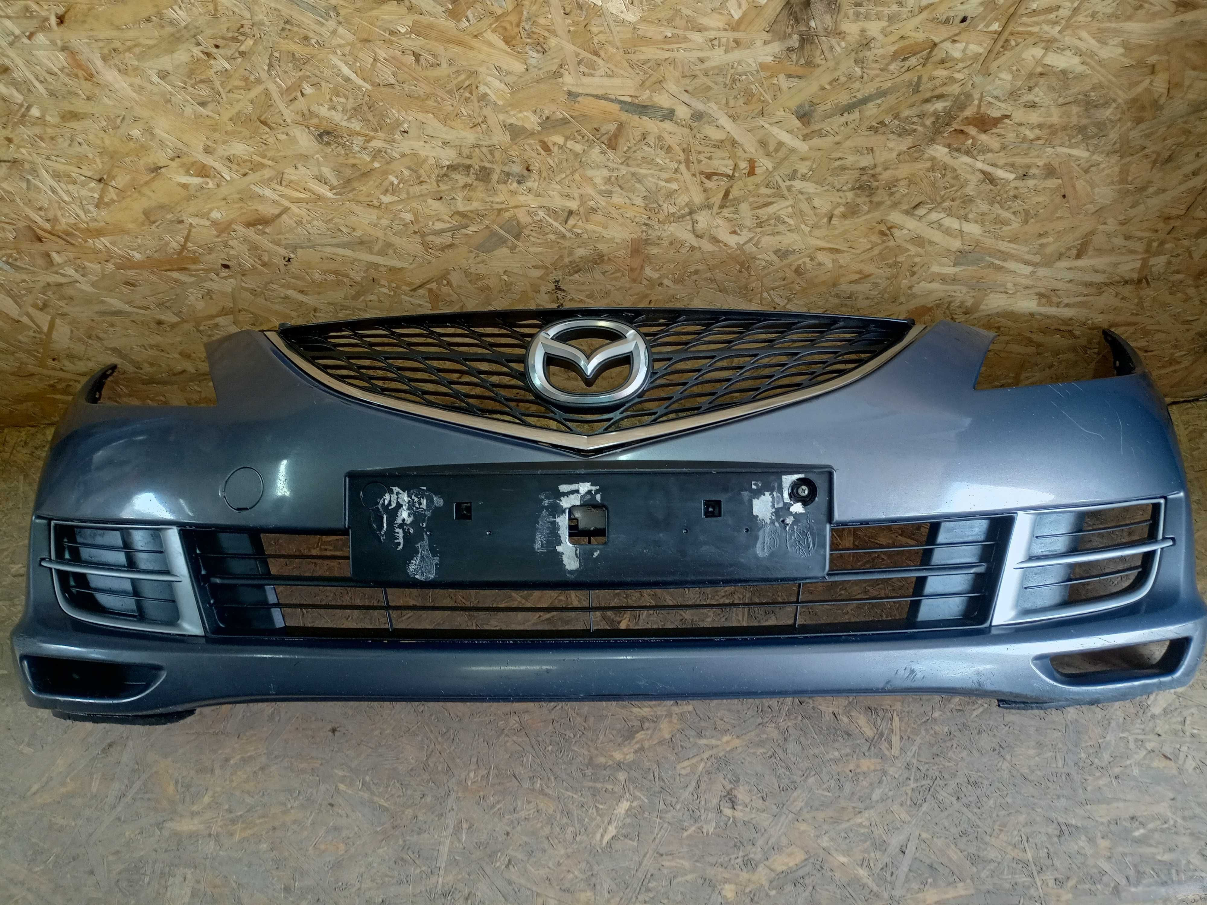 Mazda 6 GH 2 zderzak przód przedni kolor szary grill atrapa kompletny