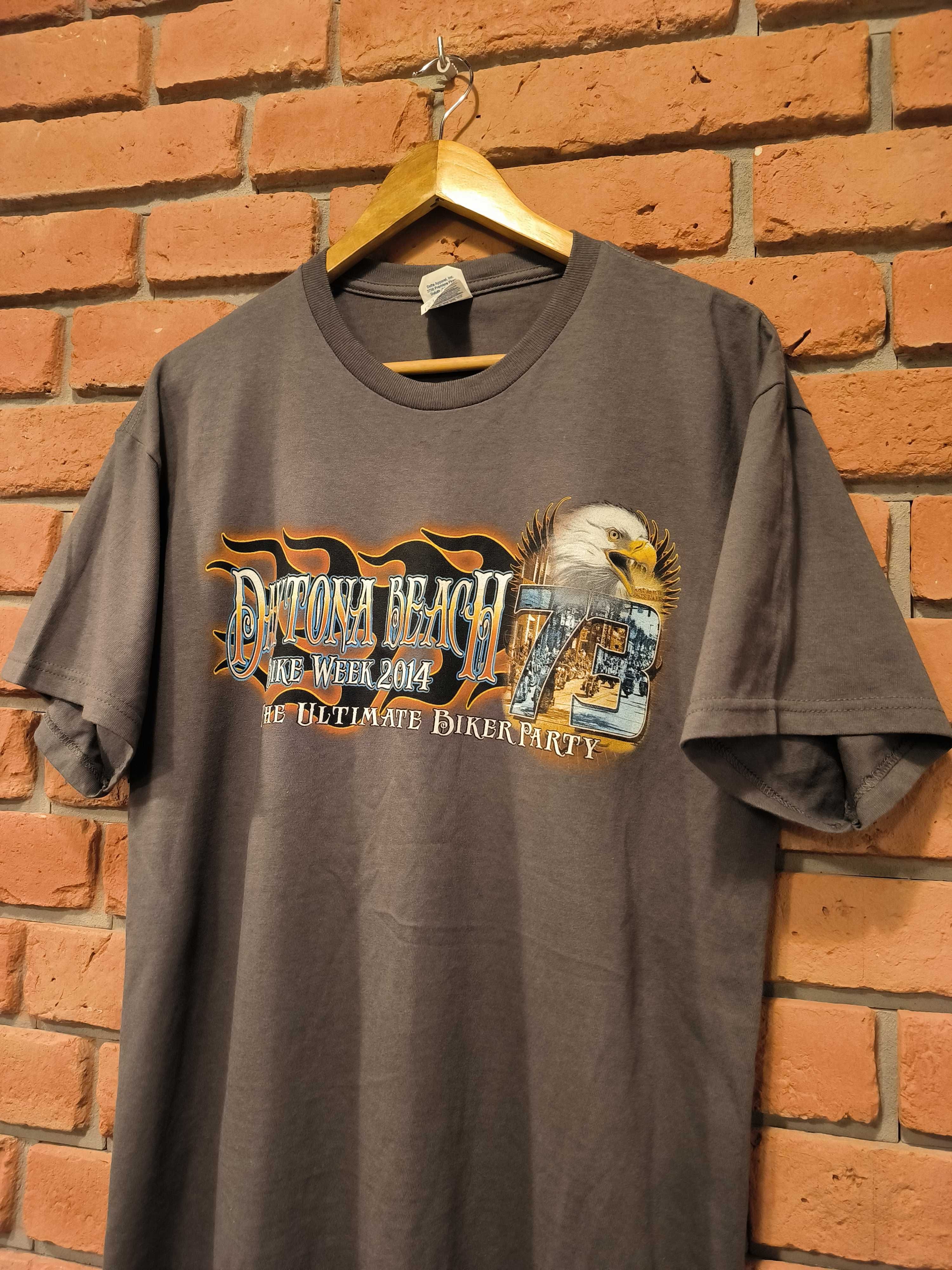 Koszulka Daytona Beach T-Shirt Motocykle Harley Davidson Bike