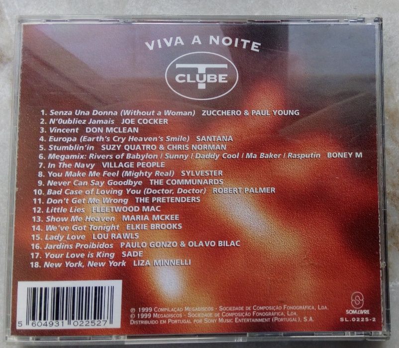 CD'S - Vangelis e TClube