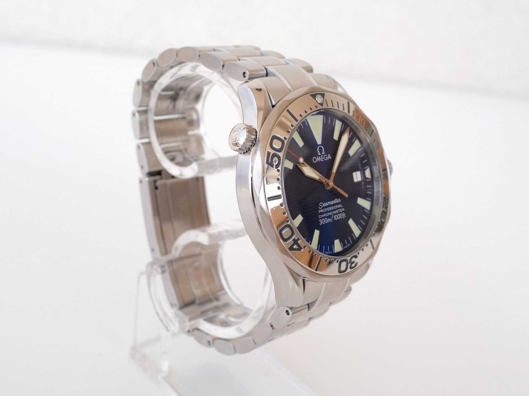 Omega Seamaster Diver 300 M Automatic Electric Blue Dial 41mm