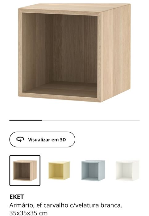Armário EKET e cubos