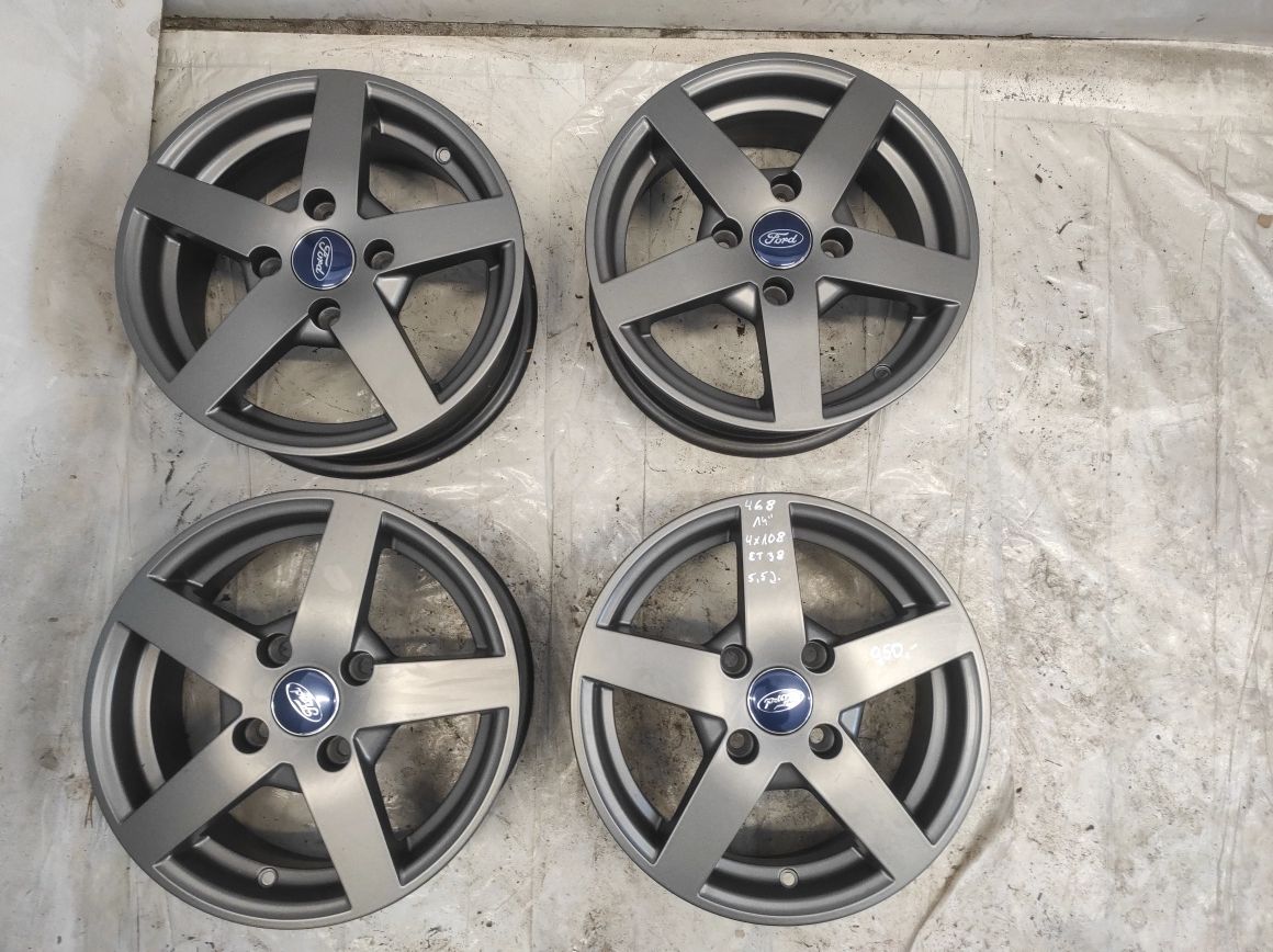 468 Felgi aluminiowe Ford R 14 NOWE 4x108 Bardzo Ładne