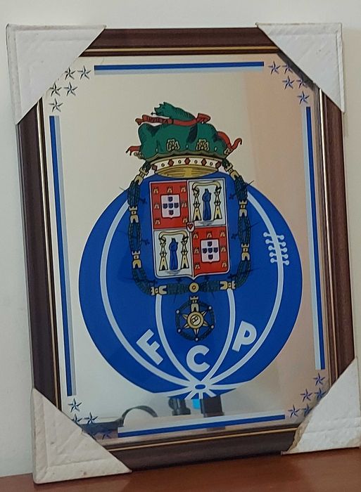 Quadro emblema FC Porto espelhado